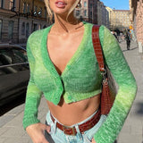 Drama Free Green Cropped Cardigan - Fashion Genie Boutique