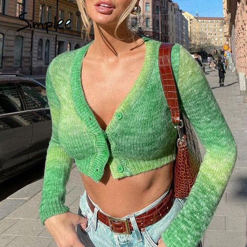 Drama Free Green Cropped Cardigan - Fashion Genie Boutique