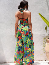 Frenzy Multi Floral Print Top & Wide Leg Trousers Co-Ord - Fashion Genie Boutique