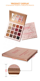 16 Colour Eyeshadow Shimmer Palette - Fashion Genie Boutique