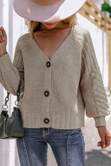 Zarina Grey Long Sleeve Cardigan - Fashion Genie Boutique