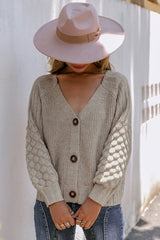 Zarina Grey Long Sleeve Cardigan - Fashion Genie Boutique
