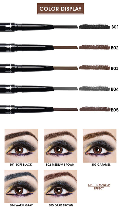 Eyebrow Pencil With Brush - Fashion Genie Boutique