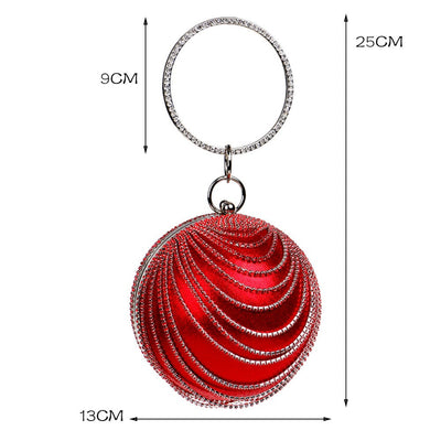 Fiona Round Clutch Bag - Fashion Genie Boutique
