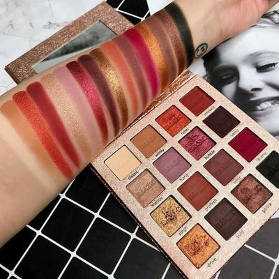 16 Colour Eyeshadow Shimmer Palette - Fashion Genie Boutique