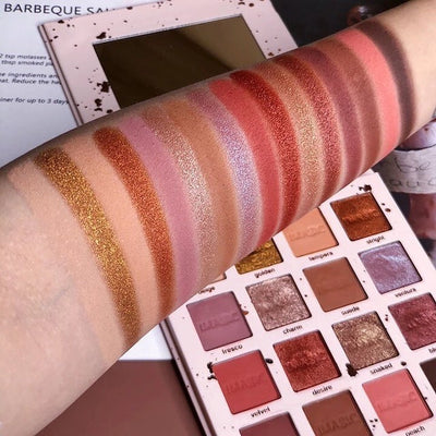 16 Colour Eyeshadow Shimmer Palette - Fashion Genie Boutique