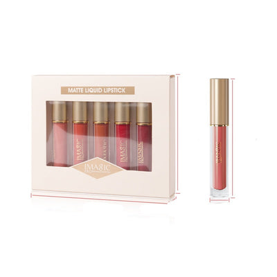 Matte Liquid Lipstick Set - 5 Piece - Fashion Genie Boutique