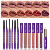 Matte Liquid Lipstick & Lip Liners Set - Fashion Genie Boutique