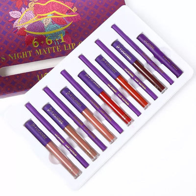 Matte Liquid Lipstick & Lip Liners Set - Fashion Genie Boutique