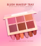 Touch 6 Color Blush Palette - Fashion Genie Boutique