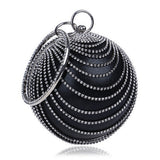 Fiona Round Clutch Bag - Fashion Genie Boutique
