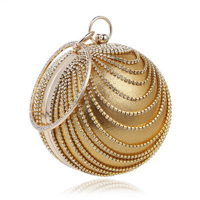 Fiona Round Clutch Bag - Fashion Genie Boutique