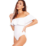 Sun Worshiper Bardot Swimsuit - Fashion Genie Boutique