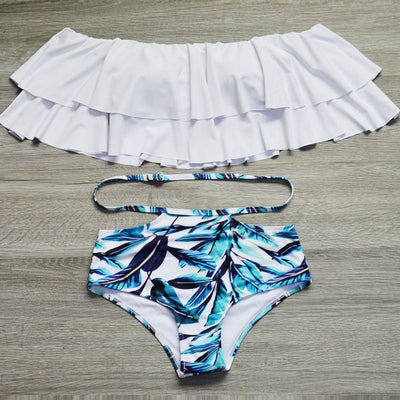 Time for Napa Bardot Bikini Swimsuit Set - Fashion Genie Boutique