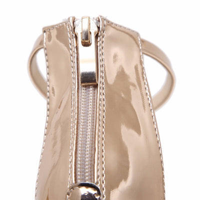Luxe Soiree Gold Glitter Strappy Heels - Fashion Genie Boutique