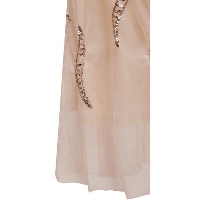 Candy Rose Gold Sequin Maxi Gown Dress - Fashion Genie Boutique