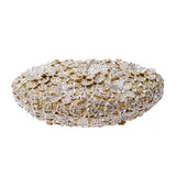 Women’s Floral Design Rhinestone Embellished Clutch Bag - Fashion Genie Boutique
