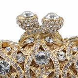 Women’s Peacock Rhinestone Embellished Clutch Bag - Fashion Genie Boutique