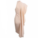 Make Your Move White Frill Bodycon Midi Dress - Fashion Genie Boutique