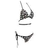 Lexi Black Crystal Embellished Bikini - Fashion Genie Boutique