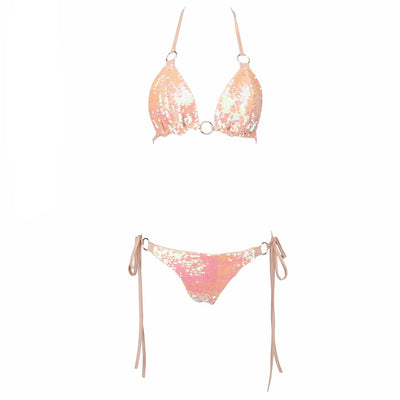 Sunshine Stunner Iridescent Sequin Bikini - Fashion Genie Boutique