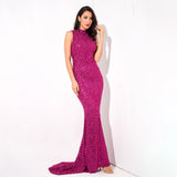 Prosecco Please Pink Glitter Embellished  Maxi Dress - Fashion Genie Boutique