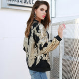 No Goodbyes Black & Gold Sequin Jacket - Fashion Genie Boutique