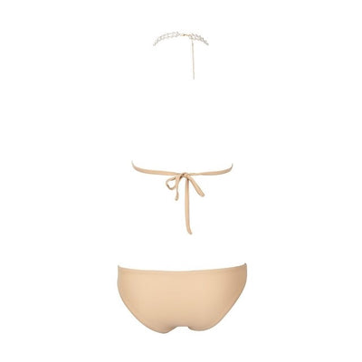 Coco Loco Nude Crochet Crystal Bikini Swimsuit - Fashion Genie Boutique