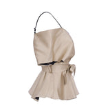 Sweet Like Candy Champagne Frill Sleeve Peplum Bardot Top - Fashion Genie Boutique