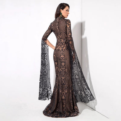 Once Upon A Time White Glitter Fishtail Maxi Dress - Fashion Genie Boutique