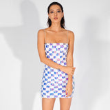 Checking You Out White Iridescent Sequin Mini Dress - Fashion Genie Boutique