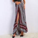 Count On Me Multi Split Maxi Skirt - Fashion Genie Boutique