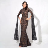 Once Upon A Time White Glitter Fishtail Maxi Dress - Fashion Genie Boutique