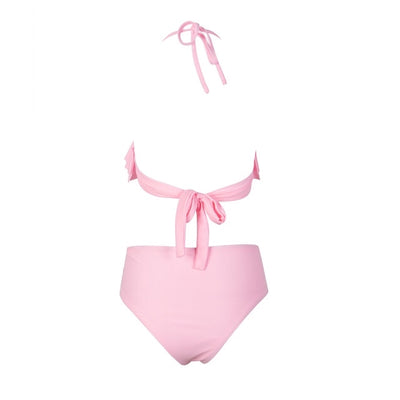 Island Dreams Black Ruffle Crystal Bikini Swimsuit - Fashion Genie Boutique