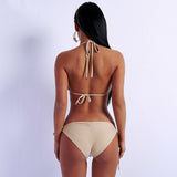 Niche At The Beach Nude & White Lace Bikini - Fashion Genie Boutique