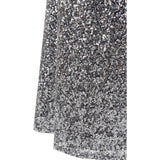 Oh My Posh Blue & Silver Sequin Gradient One Shoulder Maxi Gown Dress - Fashion Genie Boutique