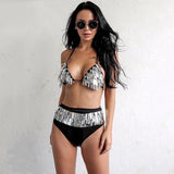 Love On Top Multi Sequin Bikini Swimsuit - Fashion Genie Boutique