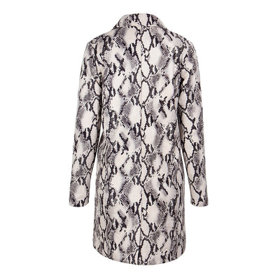 Take It Easy Grey Snake Print Jacket - Fashion Genie Boutique