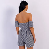 In Pursuit Of The Playsuit Black Bardot Playsuit - Fashion Genie Boutique
