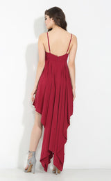 Isobel Red Maxi Dress - Fashion Genie Boutique