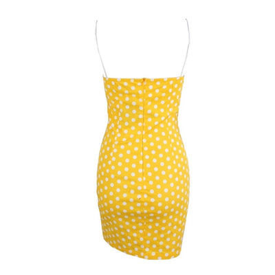Dotty About You Black & White Polka Dot Mini Dress - Fashion Genie Boutique