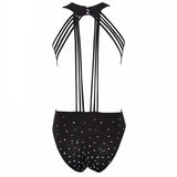 Sea To It Black Crystal Embellished Swimsuit - Fashion Genie Boutique