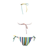 Baha Beauty Multi Stripe Bikini Swimsuit - Fashion Genie Boutique