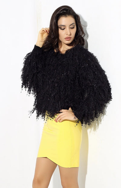 League Of Your Own Yellow Faux Leather Mini Skirt - Fashion Genie Boutique