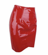League Of Your Own Nude Faux Leather Mini Skirt - Fashion Genie Boutique