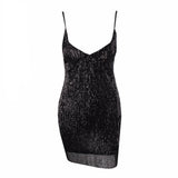 En Vogue Black Sequin Mini Dress - Fashion Genie Boutique