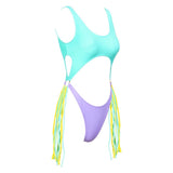 Fiji Mint Multi Cut Out Swimsuit - Fashion Genie Boutique