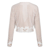 Shake It White Tassel Jacket - Fashion Genie Boutique