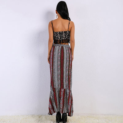 Count On Me Multi Split Maxi Skirt - Fashion Genie Boutique