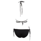 Lexi Black Crystal Embellished Bikini - Fashion Genie Boutique